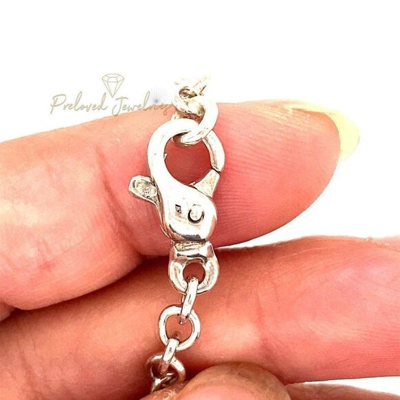 Stunning 925 Turquoise Necklace & Earrings Set - Picture 5 of 8